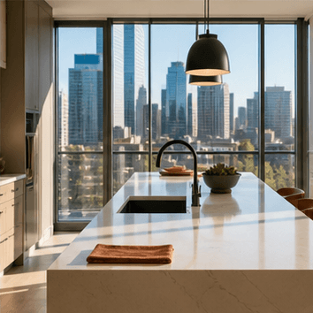 Downtown Dallas home after a Renata Cleans Dallas cleaning